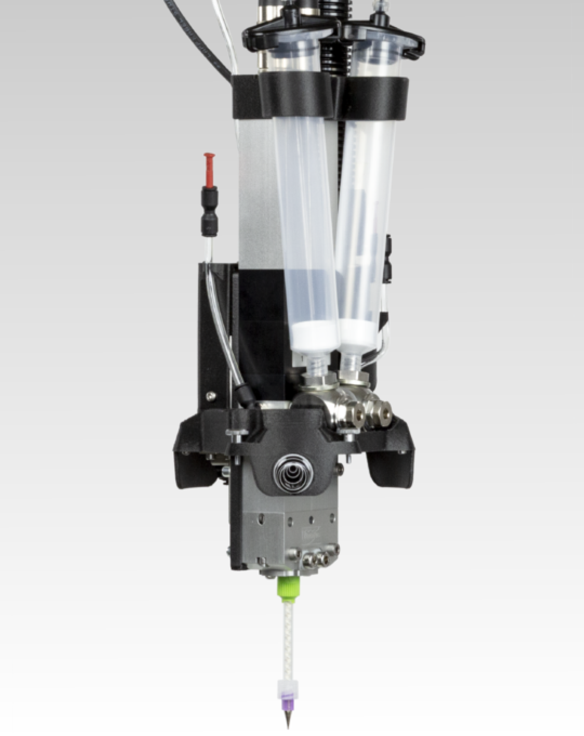 LIQ21, a two part liquid extrusion tool head