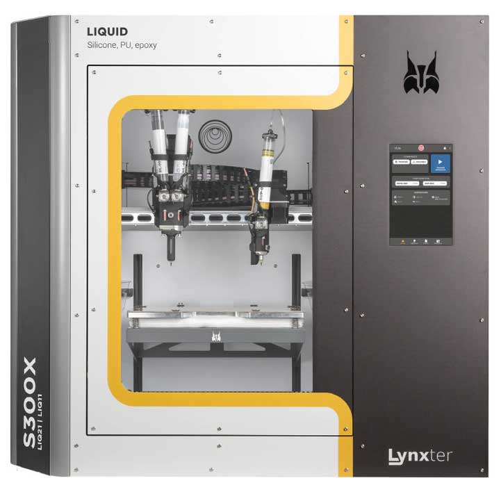  S300X – LIQ21 | LIQ11, an industrial silicone 3D printer
