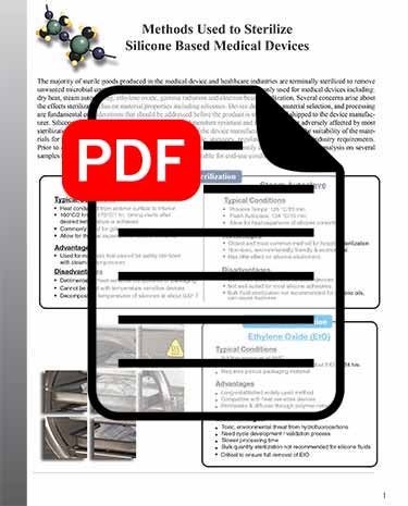 Methods Used to Sterilize Silicone Medical Devices